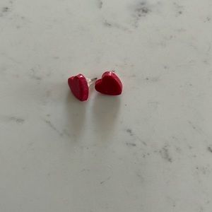 Pair heart  earrings-free with purchase.